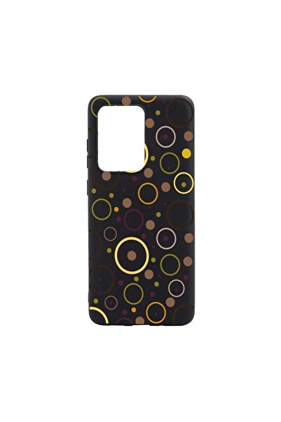 bestcase Силиконов калъф, съвместим със Samsung Galaxy A53 5G, с кръгови моти...