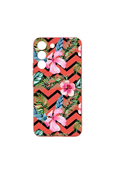 bestcase Θήκη σιλικόνης, Συμβατή με Samsung Galaxy S22 Plus, Τροπικό σχέδιο, ...