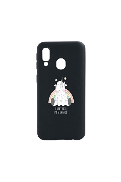 bestcase Θήκη σιλικόνης συμβατή με Samsung Galaxy A40, Μονόκερος - Δεν με νοι...