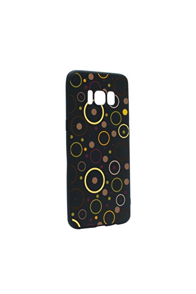 bestcase Θήκη σιλικόνης συμβατή με Samsung Galaxy S8, Σχέδιο κύκλων, ανθεκτικ...