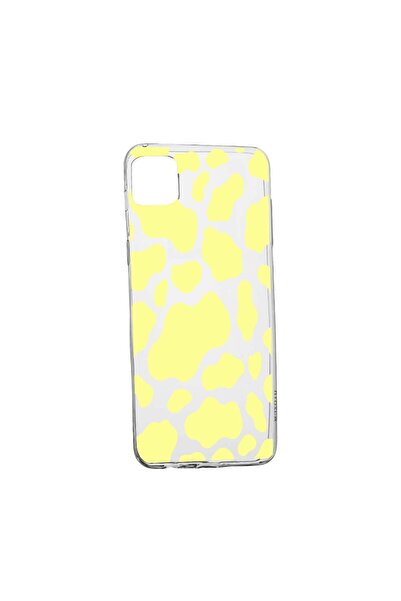 bestcase Θήκη σιλικόνης, Συμβατή με Samsung Galaxy M22, Κίτρινη Αγελάδα, ανθε...