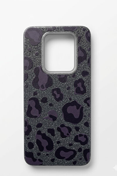 ADR Phone Accessories Redmi Note 8 Pro Leopar Desenli Simli Telefon Kılıfı Şe...