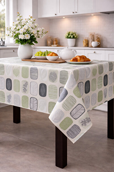 Ozsport Hygienic Oilcloth Tablecloth – Waterproof, Stain-Resistant, Easy to C...