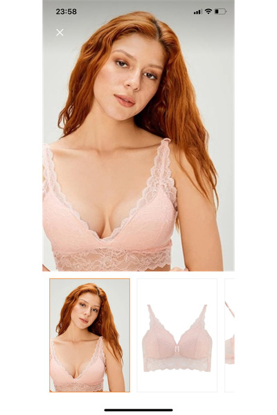 MissFerisa Δαντελωτό Μπραλέτ Κομψό Μπουστιέ