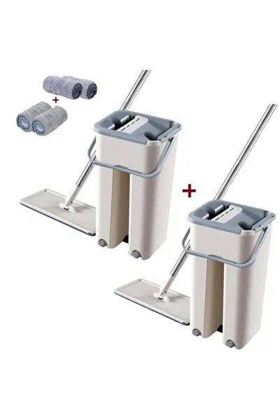 OEM Προωθητικό πακέτο: 2x Επαγγελματική σφουγγαρίστρα με δύο κάδους πλύσης κα...