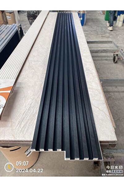 OEM Σετ 14 Διακοσμητικών Πάνελ WPC, Μαύρο Σύνθετο Ξύλο, Ανθεκτικό, 159×2900×2...