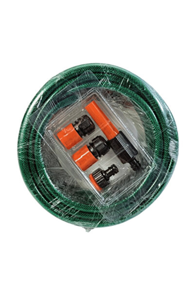 OEM Ενισχυμένος εύκαμπτος σωλήνας κήπου, 1/2 ", μήκους 20μ., με αντάπτορες κα...