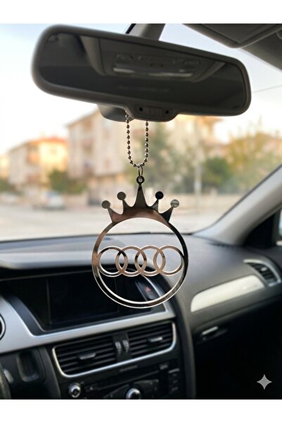 BaTuTuninG Ayna Süsü Audı Logolu Dikiz Aynası Süsü Şefaf Pleksi Üzerine Krom ...