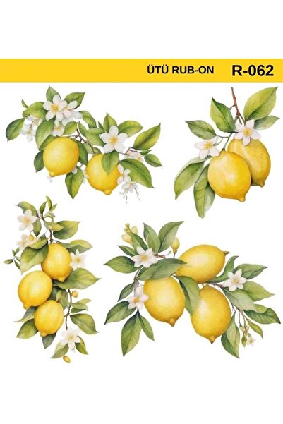 Lora Dekopaj Ütü ile Rub On Transfer Kağıdı R-062 30x30 cm