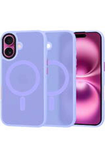 Techsuit Θήκη για iPhone 16 Plus - Σειρά HaloFrost MagSafe - Ανοιχτό Μωβ