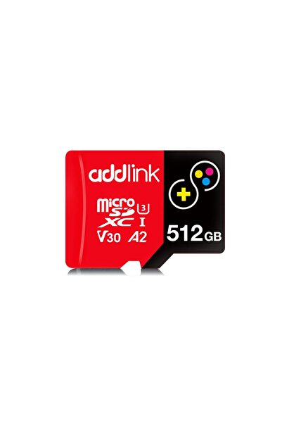 ADDLINK AD512GBMSXT3A 512GB XC TurboPlay microSD UHS1 V30 U3 A2