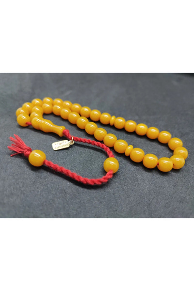 İskeçe Tesbih Osama Omari Masterpiece Old-Fashioned Flattened Rooster Imame 5...