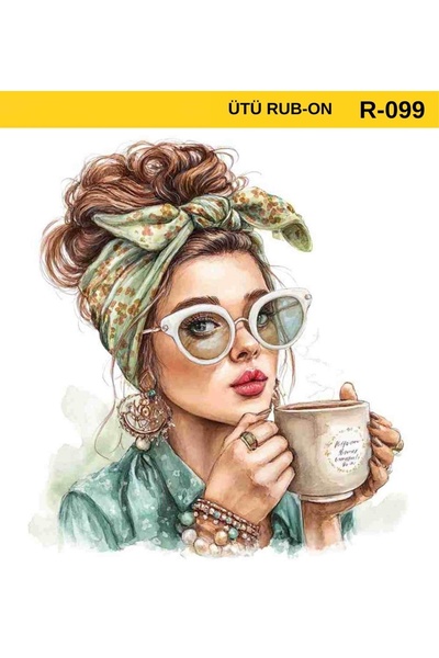 Lora Dekopaj Ütü ile Rub On Transfer Kağıdı R-099 30x30 cm