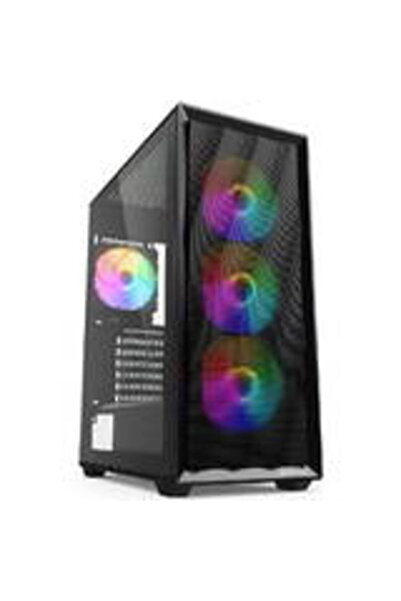 SHARKOON Κουτί υπολογιστή VK4 Rainbow, ATX, με σκληρυμένο γυαλί, 4 ανεμιστήρε...