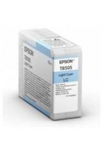 EPSON Φυσίγγιο μελάνης εκτυπωτή T850500 φωτογραφικό ανοιχτό κυανό |   80 ml |...