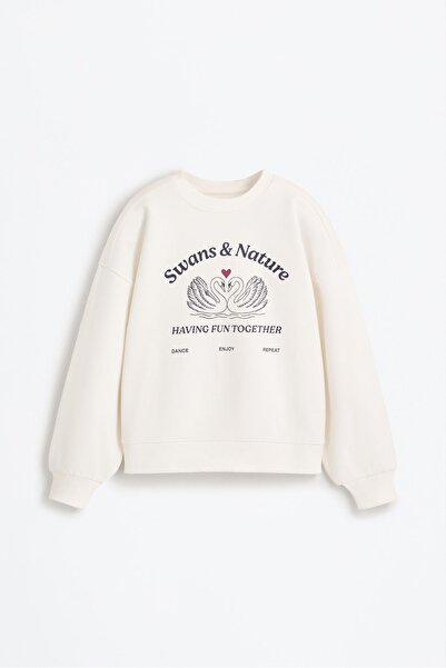 LEFTIES Baskılı sweatshirt