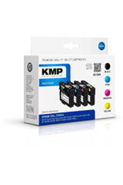 KMP Комплект от 4 мастилени касети за принтер, Kmp, 11.3 мл, Многоцветен