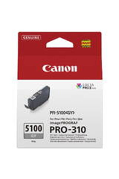 Canon Тонер касета PFI-5100, 14.4мл, сив