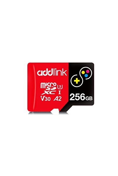 ADDLINK Ad256Gbmsxt3A 256Gb Turboplay Microsd Xc Uhs1 V30 U3 A2