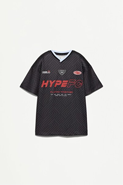 LEFTIES Baskılı spor t-shirt