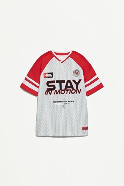 LEFTIES Blok renkli spor t-shirt