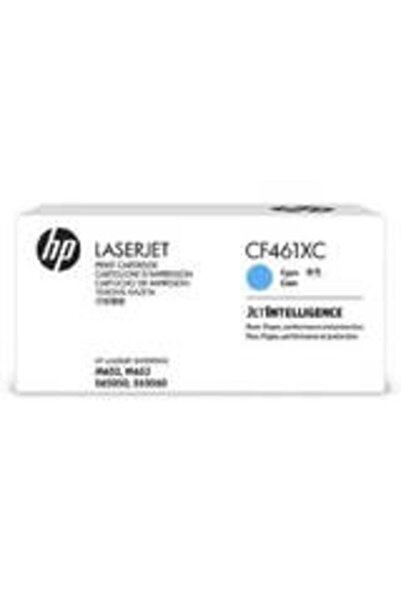 HP Тонер за принтер CF461XC, Циан, 17500 страници, За M652dn, M652n, M653dn, ...