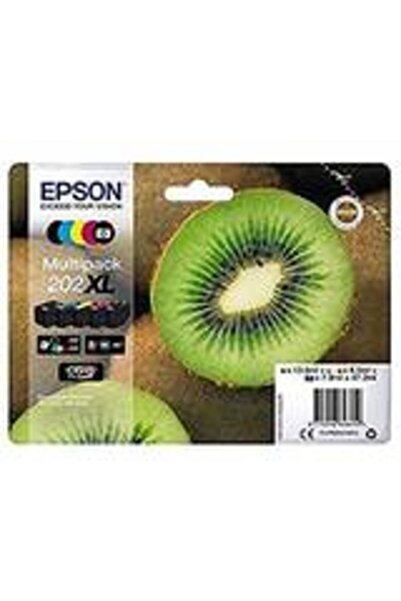 EPSON Κάρτους Μελάνι Εκτυπωτή Κίβι Πολυσυσκευασία 202XL |   CMYK+μαύρο φωτογρ...