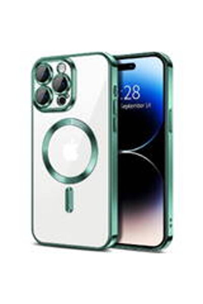 Techsuit Θήκη για iPhone 15 Pro Max - Πολυτελής Κρυστάλλινη MagSafe - Ανοιχτό...
