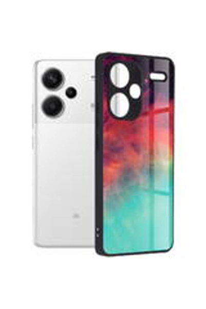 Techsuit Θήκη για Xiaomi Redmi Note 13 Pro+ 5G - Σειρά Glaze - Πύρινος Ωκεανός