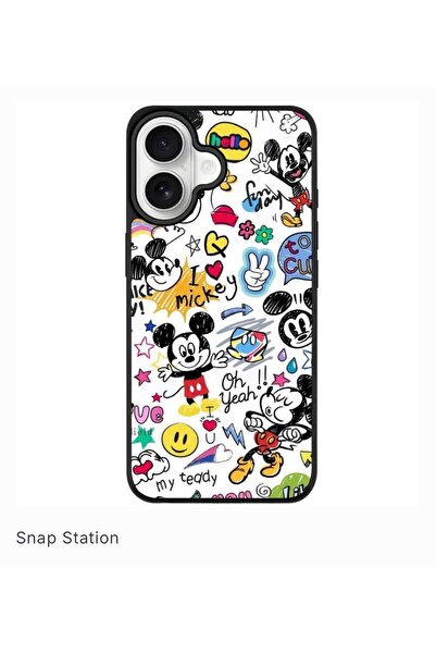 SNAPSTATIONRO Husa protection, MagSafe, iPhone 17 - Mickey