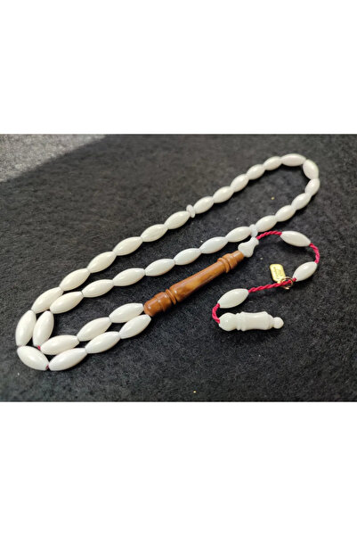 İskeçe Tesbih Furkan Gül Usta İşi İmzalı Επιδιπλωμένο Γυαλισμένο Κόκαλο Καμήλ...