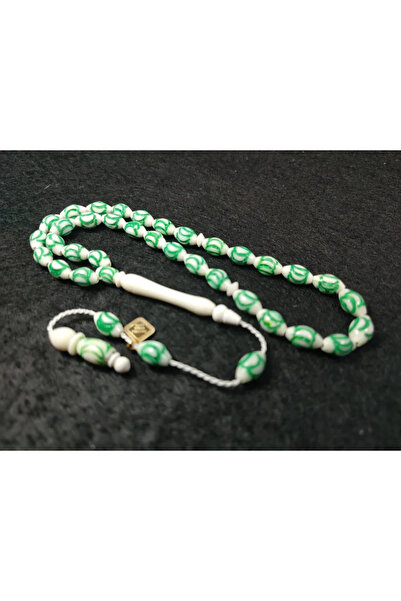 İskeçe Tesbih İskeçeli Cemil Master's Work Signed Enamel Camel Bone