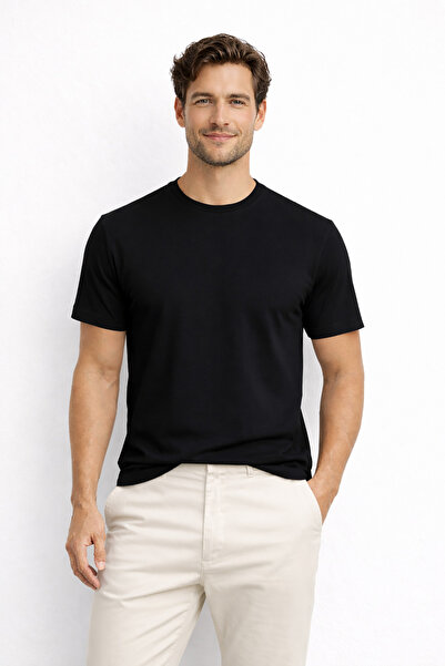 Bossago Ανδρικό/Unisex 100% βαμβακερό μπλουζάκι βασικής γραμμής