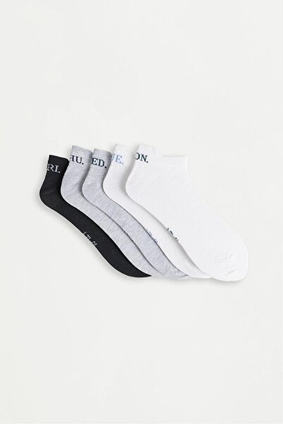 LEFTIES 5'li kısa spor çorap pack'i