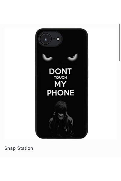 SNAPSTATIONRO Husa de protectie, MagSafe, iPhone 16E - DONT_TOUCH_MY_PHONE_EYES