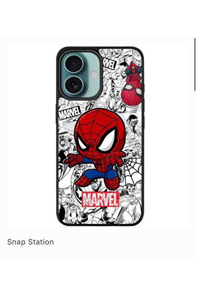 SNAPSTATIONRO Husa de protectie, MagSafe, iPhone 16 PLUS - Marvel_Spiderman