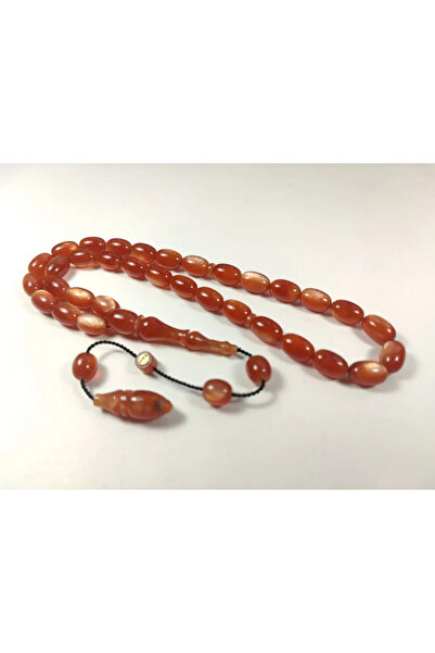 İskeçe Tesbih Πολύχρωμο κεχριμπάρι με υπογραφή του Μουχάμεντ Τασίρ Ουστά, χει...