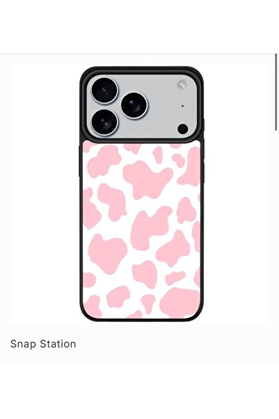 SNAPSTATIONRO Husa προστασία, MagSafe, iPhone 17 PRO - Milka_Animal_Print_Pink