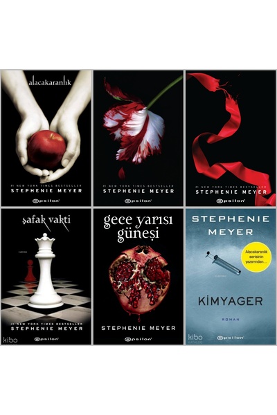 Epsilon Yayınevi Stephenie Meyer ( Karton Kapak ) - Alacakaranlık - Yeni Ay -...