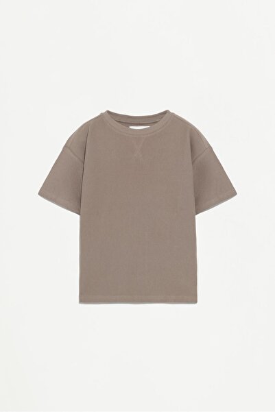 LEFTIES Ottoman kumaşlı t-shirt