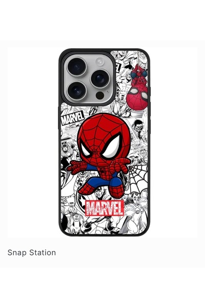 SNAPSTATIONRO Husa de protectie, MagSafe, iPhone 13 PRO - Marvel_Spiderman