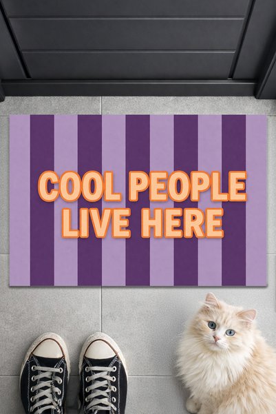 STARYUNA Door Mat, Cool People Mat, Decorative Mat Kpyuna504