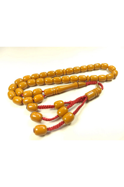 İskeçe Tesbih Μεχμέτ Μερκάν Μοντέλο Ζάζα με υπογραφή του Μάστα, Κεχριμπάρι με...