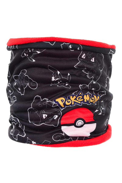 Pokemon Αναστρέψιμο Κασκόλ-Γιακάς Καθολικής Χρήσης Σκούρο Γκρι