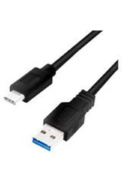 LogiLink Cablu de Date USB 3.2 Gen1x1 cable, USB-A male to USB-C male, black,...