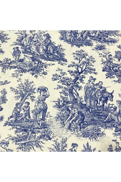 shopshop Ύφασμα Παναμά, Πλάτος 180 εκ., Μήκος 100 εκ., Γαλλικό αγροτικό σχέδι...