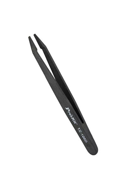 Proskin Penseta conductiva cu varful plat ProsKit