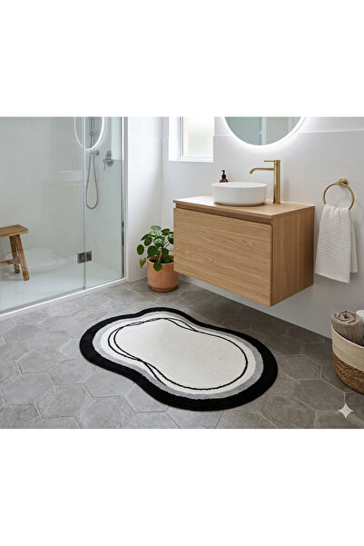 new colourse Χαλί μπάνιου, διακοσμητικό αντιολισθητικό χαλάκι δαπέδου