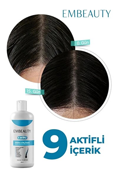 ROSSMANN Embeauty Kolajen Ve Keratin Saç Dökülmesine Karşı Hızlı Sac Uzatan Dolgunlaştırıcı Onarıcı Şampuan