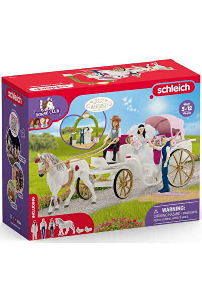 SCHLEICH Σετ παιχνιδιού Σλάιχ, Λέσχη Αλόγων, Νυφική άμαξα